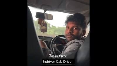 After the driver notices that the woman is recording him, he becomes agitated. (Screengrab) After the driver notices that the woman is recording him, he becomes agitated. (Screengrab)