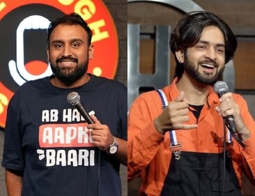 Comedians Inder Sahani and Badel Sharma are known for their self-deprecating humour. Comedians Inder Sahani and Badel Sharma are known for their self-deprecating humour.