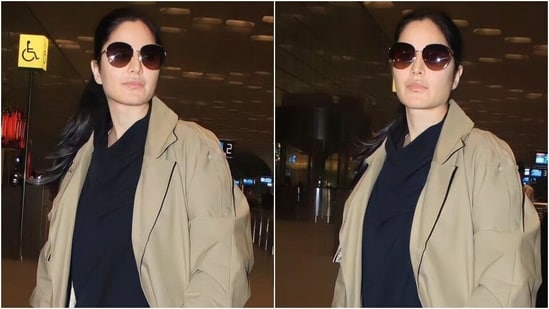 Katrina Kaif shows how to layer up for winter with her effortless airport fit. (Instagram)