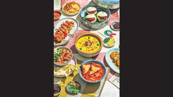 Kaut mote is Mynmar’s version of dosa, says Ankit Gupta, co-founder of Burma Burma. (Assad Dadan)