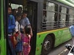 Passengers will soon be able to book DTC bus tickets through WhatsApp (HT Photo)