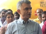 Congress leader and Karnataka minister Krishna Byre Gowda. Congress leader and Karnataka minister Krishna Byre Gowda.