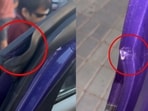 The image shows improperly fitted door rubber beading and shoddy welding, among other flaws in Tata Nexon.