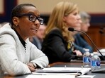 Harvard University President Claudine Gay testifies before a House Education and The Workforce Committee hearing titled "Holding Campus Leaders Accountable and Confronting Antisemitism" on Capitol Hill in Washington, U.S., December 5, 2023. REUTERS/Ken Cedeno