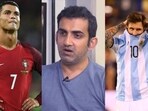 Gautam Gambhir gave a shocking response to Ronaldo vs Messi query Gautam Gambhir gave a shocking response to Ronaldo vs Messi query