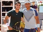 The Nadal-Alcaraz match, hosted by MGM Resorts International, will take place at noon inside the Michelob ULTRA Arena at the Mandalay Bay Resort and Casino in Las Vegas. The Nadal-Alcaraz match, hosted by MGM Resorts International, will take place at noon inside the Michelob ULTRA Arena at the Mandalay Bay Resort and Casino in Las Vegas.