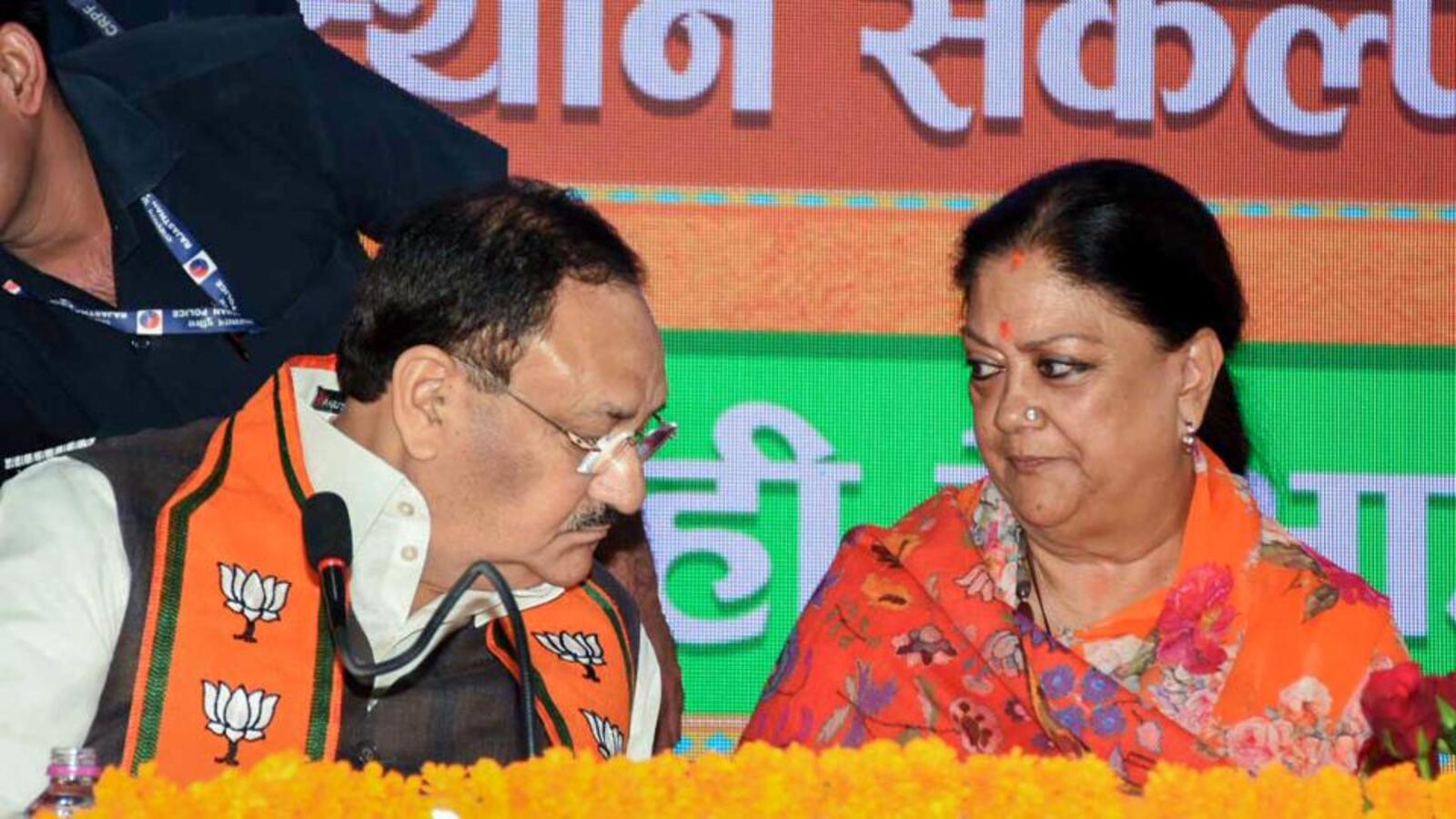 BJP to pick Rajasthan CM day after generational shift in Madhya Pradesh - Vimarsana News