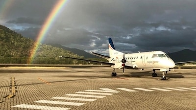 Cairns airport to shut down on Tuesday night as Australia braces for Cyclone Jasper (Photo by Twitter/RexAirlines) Cairns airport to shut down on Tuesday night as Australia braces for Cyclone Jasper (Photo by Twitter/RexAirlines)