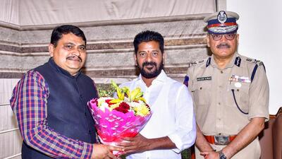 In his explanation, Anjani Kumar had stated that he had gone to meet Revanth Reddy only at the latter’s call “to discuss the arrangements for swearing in ceremony and that he had not done it intentionally” (ANI File) In his explanation, Anjani Kumar had stated that he had gone to meet Revanth Reddy only at the latter’s call “to discuss the arrangements for swearing in ceremony and that he had not done it intentionally” (ANI File)