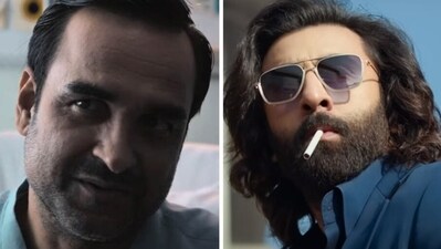 Pankaj Tripathi in Kadak Singh and Ranbir Kapoor in Animal Pankaj Tripathi in Kadak Singh and Ranbir Kapoor in Animal