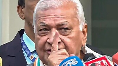 Kerala governor Arif Mohammed Khan addresses the media in New Delhi on Tuesday, (PTI) Kerala governor Arif Mohammed Khan addresses the media in New Delhi on Tuesday, (PTI)