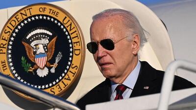 US President Joe Biden steps off Air Force One at Joint Base Andrews in Maryland on December 11 (AFP) US President Joe Biden steps off Air Force One at Joint Base Andrews in Maryland on December 11 (AFP)