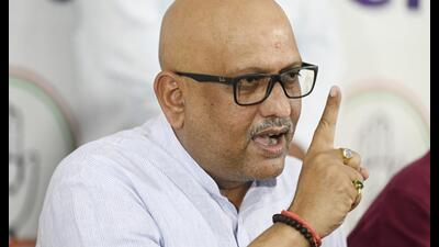 Uttar Pradesh Congress Committee chief Ajay Rai . (HT file) Uttar Pradesh Congress Committee chief Ajay Rai . (HT file)