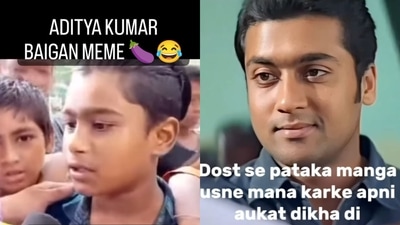 Aayein meme claimed the fourth spot, while the Aukat Dikha Di meme is on number five. (Screengrab) Aayein meme claimed the fourth spot, while the Aukat Dikha Di meme is on number five. (Screengrab)