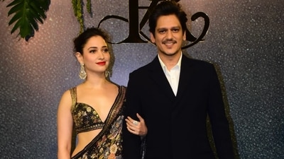Tamannaah Bhatia and Vijay Varma were twinning in black at Randeep Hooda and Lin Laishram's reception. Tamannaah and Lin danced together like long lost friends and fans loved their video which surfaced online. Tamannaah Bhatia and Vijay Varma were twinning in black at Randeep Hooda and Lin Laishram's reception. Tamannaah and Lin danced together like long lost friends and fans loved their video which surfaced online. 