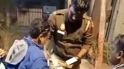 Delhi Police helps para-badminton player in regaining his lost bag. (ANI) Delhi Police helps para-badminton player in regaining his lost bag. (ANI)