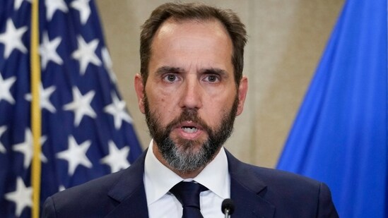 FILE - Special counsel Jack Smith speaks to the media about an indictment of former President Donald Trump, Aug. 1, 2023, at an office of the Department of Justice in Washington. (AP)