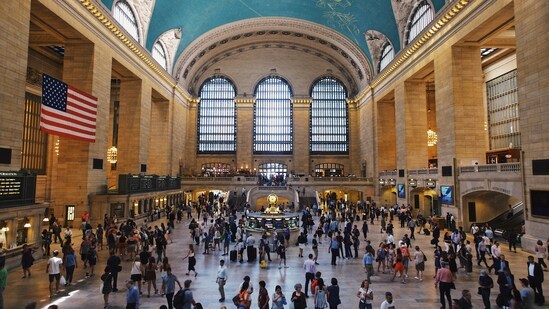 Grand Central Terminal, New York City: Situated on 42nd Street and Park Avenue in Midtown Manhattan, New York City, GCT stands as one of the city's most iconic landmarks. Serving as a hub of activity, this train station is a magnet for excitement and ranks among the most visited buildings in the Big Apple.&nbsp;(Unsplash)