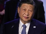 China's president Xi Jinping is seen. 