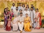 The Daggubati family at Abhiram and Prathyusha's wedding