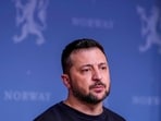Russia-Ukraine War: Ukrainian president Volodymyr Zelensky attends a  joint press conference.