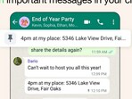 How to pin messages to chats? (Image courtesy: WhatsApp) How to pin messages to chats? (Image courtesy: WhatsApp)