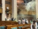 A major security breach was reported on Wednesday inside the Lok Sabha. A major security breach was reported on Wednesday inside the Lok Sabha.