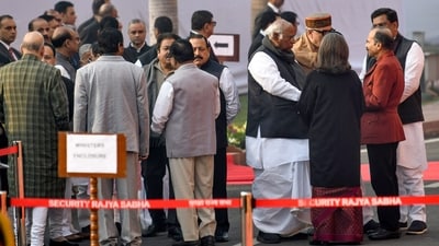 More than 100 people, including major politicians, were inside the parliament building at the time. (ANI) More than 100 people, including major politicians, were inside the parliament building at the time. (ANI)
