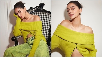 Ananya Panday shows how to give winter wear a vibrant twist in new photoshoot. (Instagram) Ananya Panday shows how to give winter wear a vibrant twist in new photoshoot. (Instagram)