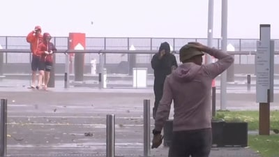 Chelepy urged residents of low-lying areas in the cyclone's path who did not feel safe to move to evacuation centres early before conditions deteriorated. (AP) Chelepy urged residents of low-lying areas in the cyclone's path who did not feel safe to move to evacuation centres early before conditions deteriorated. (AP)