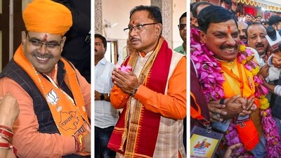 Bhajan Lal Sharma, Vishnu Deo Sai, Mohan Yadav are the new chief ministers of Rajasthan, Chhattisgarh and Madhya Pradesh. Bhajan Lal Sharma, Vishnu Deo Sai, Mohan Yadav are the new chief ministers of Rajasthan, Chhattisgarh and Madhya Pradesh.