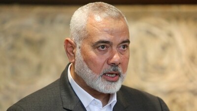 Palestinian group Hamas' top leader Ismail Haniyeh (Reuters)