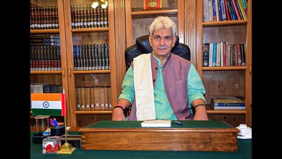 Jammu and Kashmir lieutenant governor Manoj Sinha (PTI file) Jammu and Kashmir lieutenant governor Manoj Sinha (PTI file)