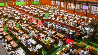 Karnataka Assembly sounds alert, cautions legislators after LS security breach (PTI) Karnataka Assembly sounds alert, cautions legislators after LS security breach (PTI)