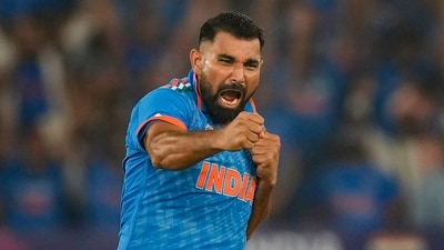 Mohammed Shami celebrates the wicket of Australia's David Warner during the ICC Men's Cricket World Cup 2023 final (PTI) Mohammed Shami celebrates the wicket of Australia's David Warner during the ICC Men's Cricket World Cup 2023 final (PTI)