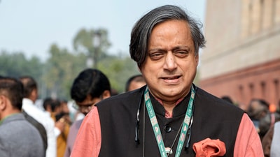 Congress MP Shashi Tharoor during the Winter session of Parliament. (PTI file photo) Congress MP Shashi Tharoor during the Winter session of Parliament. (PTI file photo)