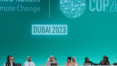 Plenary session at COP28 in Dubai. (AFP) Plenary session at COP28 in Dubai. (AFP)