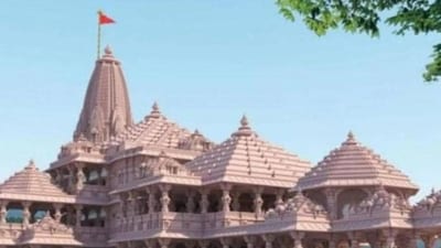 Representative image of the Ram Mandir being constructed in Ayodhya, Uttar Pradesh (File Photo) (HT File Photo) Representative image of the Ram Mandir being constructed in Ayodhya, Uttar Pradesh (File Photo) (HT File Photo)