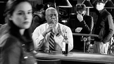 Brooklyn Nine-Nine star Andre Braugher on sets of the show. Brooklyn Nine-Nine star Andre Braugher on sets of the show.