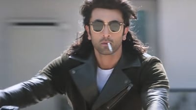 Ranbir Kapoor in a still from Animal. Ranbir Kapoor in a still from Animal.