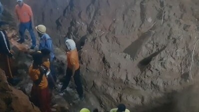 The newborn was thrown inside the borewell and no one claimed the baby after it was rescued.