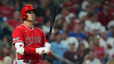 Shohei Ohtani of the Los Angeles Angels in action against the Philadelphia Phillies. (Getty) Shohei Ohtani of the Los Angeles Angels in action against the Philadelphia Phillies. (Getty)