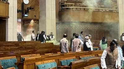 A major security breach was reported on Wednesday inside the Lok Sabha. A major security breach was reported on Wednesday inside the Lok Sabha.