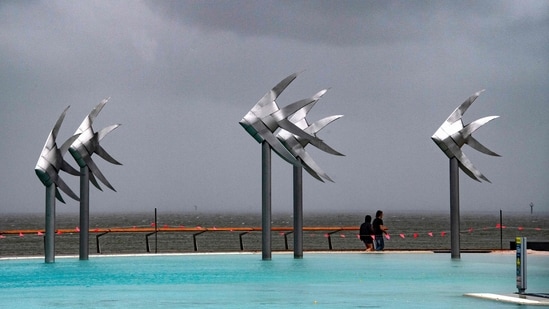 Tropical Cyclone Jasper gained strength as it approached the northeast Australian coast on Wednesday, causing the uprooting of trees.&nbsp;(AFP)