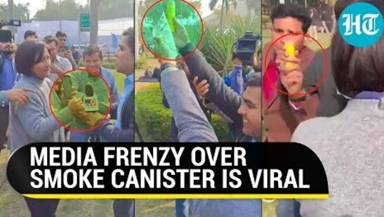 MEDIA FRENZY OVER SMOKE CANISTER IS VIRAL