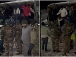 Soldiers even vacated their barracks to enable the accommodation of the stranded tourists Soldiers even vacated their barracks to enable the accommodation of the stranded tourists