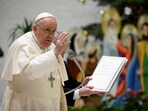 Pope Francis holds a weekly general audience, at the Vatican,
