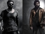 Prabhas and Yash in stills from Salaar and KGF Prabhas and Yash in stills from Salaar and KGF