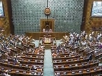 Lok Sabha: The members were accused of “utter disregard to the House and the authority of the Chair” (PTI) Lok Sabha: The members were accused of “utter disregard to the House and the authority of the Chair” (PTI)