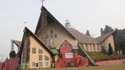 Catholic Cathedral at Kohima in Nagaland (Samir Jana/HT PHOTO) Catholic Cathedral at Kohima in Nagaland (Samir Jana/HT PHOTO)